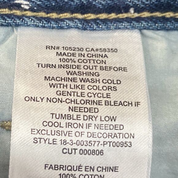 Current/Elliott Cropped Slim High Rise Studded Jeans Women’s Size 28 - Picture 11 of 12